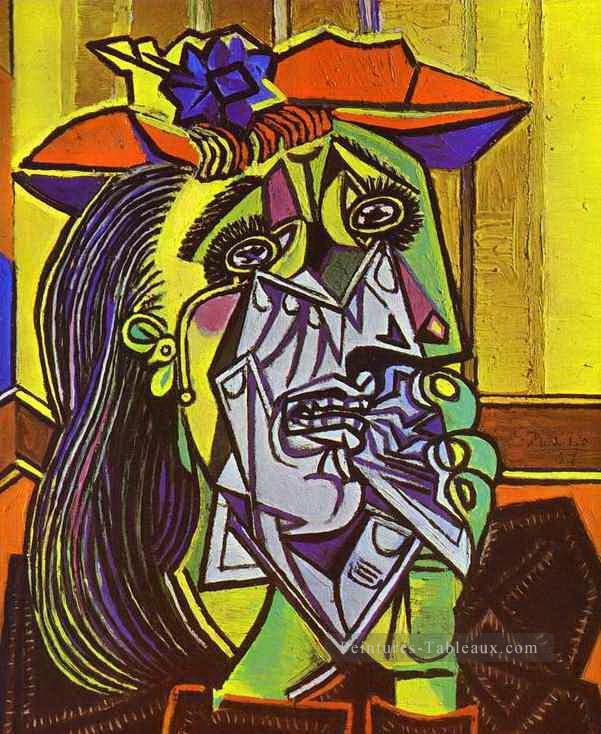Femme pleureuse 1937 cubiste Pablo Picasso Peintures à l'huile